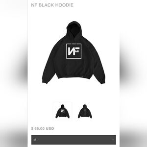 Music Artist NF Logo Hoodie